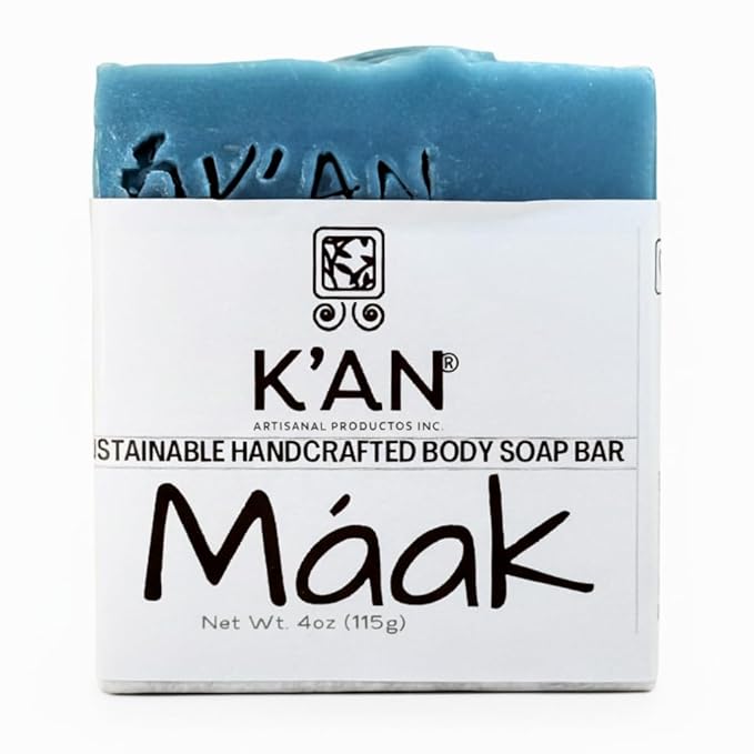 K'an Artisanal Handmade Soaps (Máak Men’s Charcoal Soap Bar)