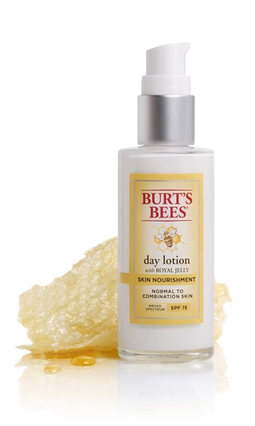 Burt's Bees Skin Nourishment Day Lotion with SPF 15 for Normal to Combination Skin, 2 Oz (Package May Vary)