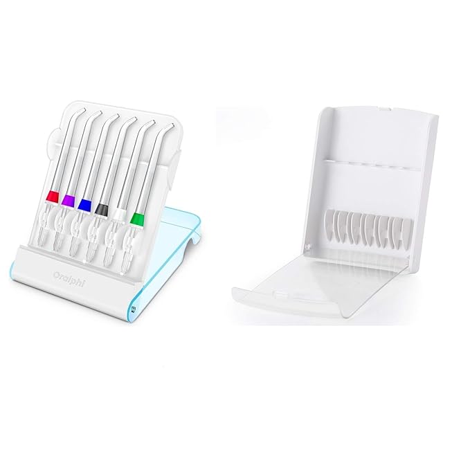 6 Classic Jet Tips for Waterpik Water Flosser with Additional Storage Case
