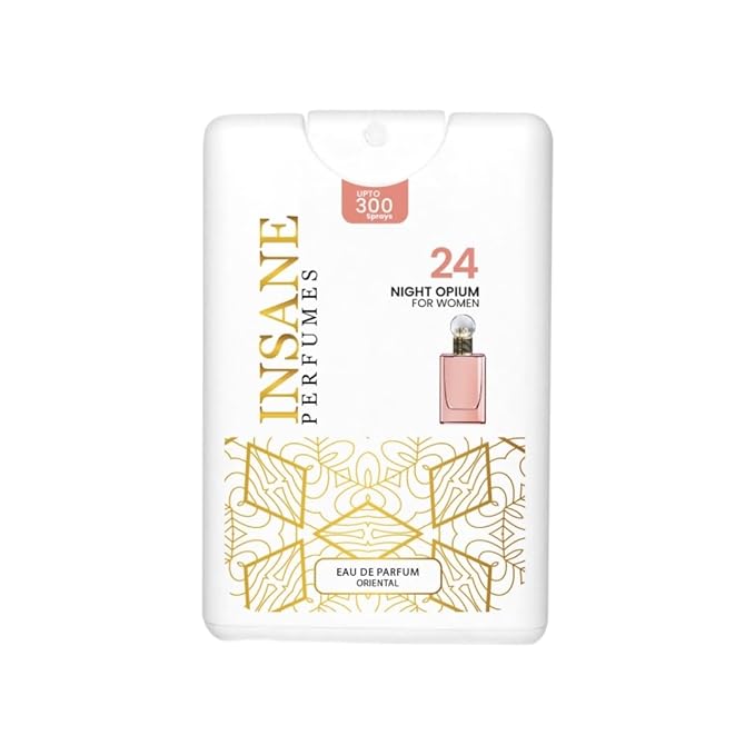 Women’s Intense Pocket Perfume 20ml – Long Lasting Eau de Parfum Spray | Coffee Vanilla Floral Woody Scent | Travel Size, Vegan & Cruelty Free