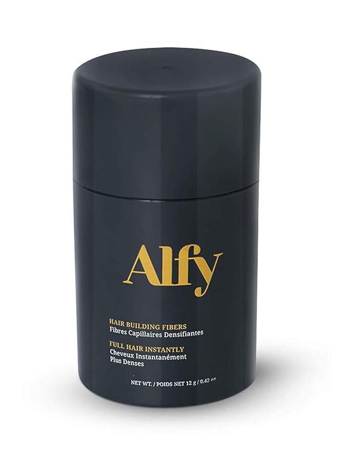 Alfy Hair Building Fibers for Thinning Hair, Light Brown, 12g