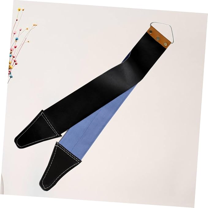 MERRYHAPY 2pcs Leather Sharpening Canvas Double Thickened Strop for and Blades Lightweight Design for Easy Use for Barbers and Personal Grooming