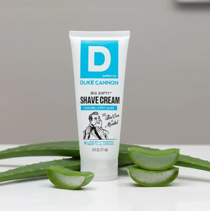 Duke Cannon Men’s Shave Cream – 6 oz Rich, Moisturizing Shaving Cream for Smooth, Comfortable Shaves