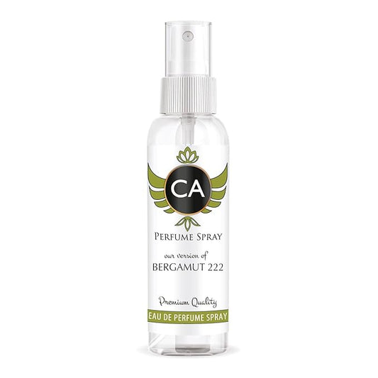 CA Perfume Eco Refill Impression of Bergamut 222 for Unisex Woody Aromatic Long Lasting Fragrance Eau De Parfum 2 Fl Oz 60ml