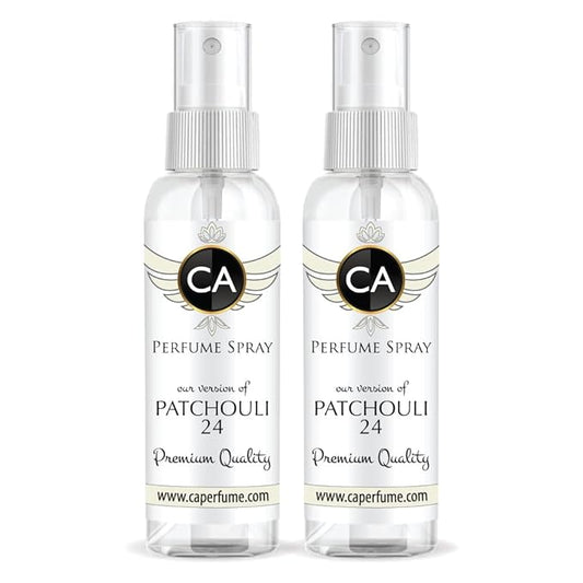 CA Perfume Eco Refill Impression of Patchouli 24 for Unisex Woody Chypre Long Lasting Fragrance Eau De Parfum 2 Fl Oz 60ml