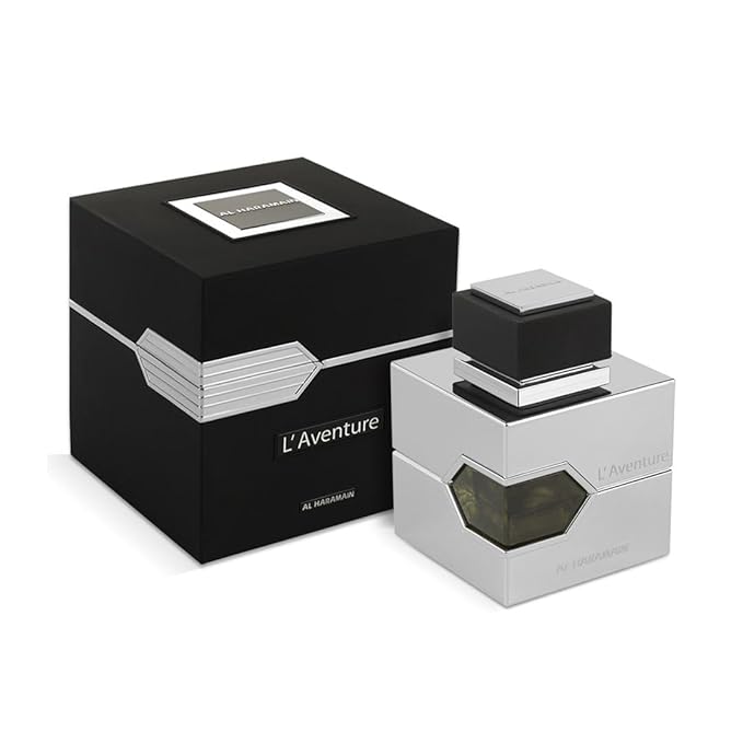 Al Haramain L'Aventure for Men Eau de Parfum Spray, 3.33 Ounce / 100 ml