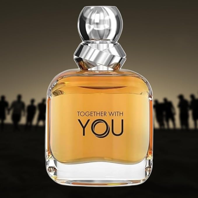 MIRADA Together With You, Men's Eau de Parfum (EDP) 3.4 FL. Oz (100ml), Men’s Perfume with Notes of Melon, Pink Pepper, Violet, Mint, Cardamom, Pineapple, Cinnamon, Sage, Lavender, Vanilla, Chestnut