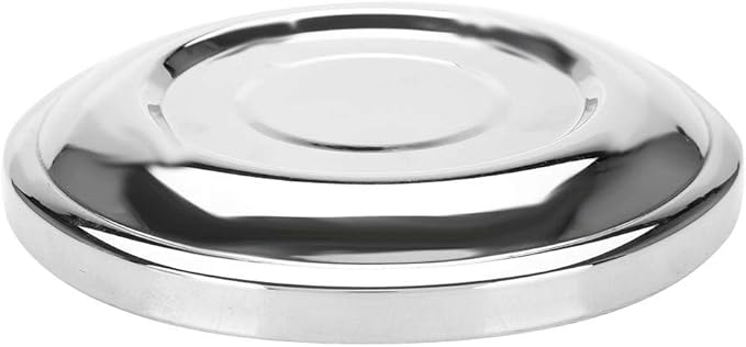 Universal Men Stainless Steel Beard Shaving Soap Bowl Shaving Mug Container With a Mirror