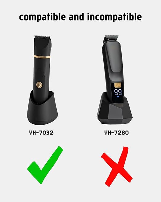uijino OLOV Electric Trimmer Charger for OLOV Trimmer YP-7032, UL Listed Charger for Electric Razor for Men, 3.3ft Power Cord, 1 Cleaning Brush