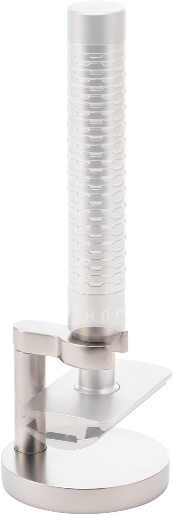 MÜHLE Single Holder for Classic Safety Razors - For ROCCA and COMPANION Razors - Matt Chrome Shaving Stand