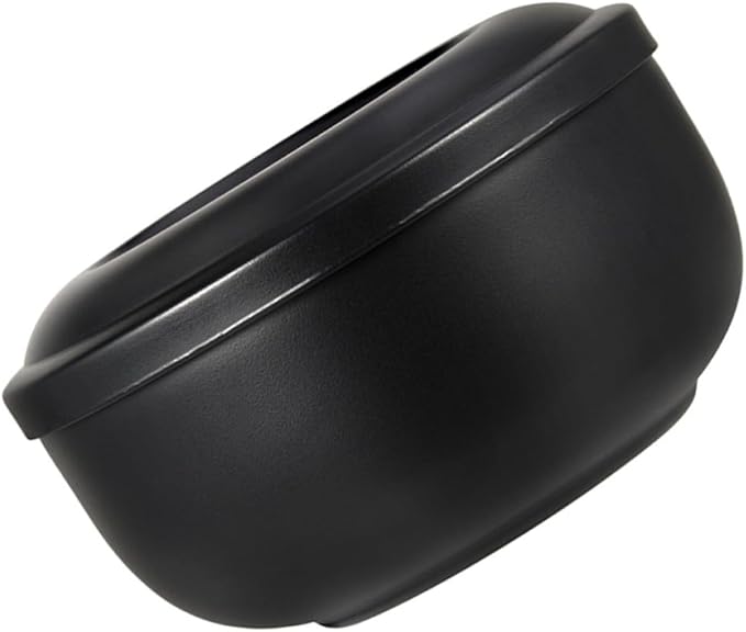 DECHOUS Stainless Steel Shaving Soap Bowl with Lid Men’s Foaming Bubble Bowl for Manual Shaving Grooming Accessories