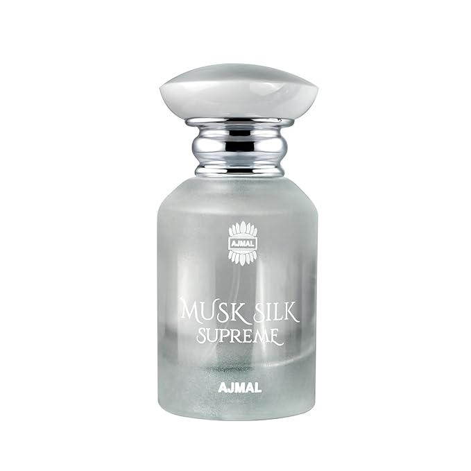 Ajmal Musk Silk Supreme Eau de Parfum for Men & Women – 1.7 fl oz / 50 ml | Soft Musky Floral Perfume | Long Lasting Elegant Unisex Fragrance