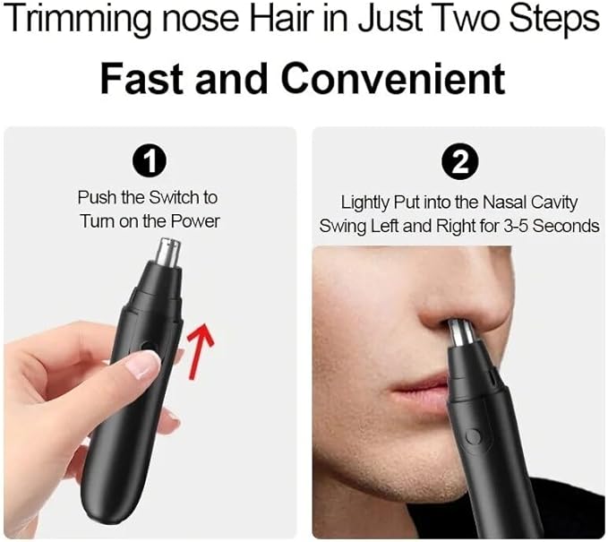Ear and Nose Hair Trimmer Clipper - Professional Painless Eyebrow & Titanium MAX Personal Trimmer