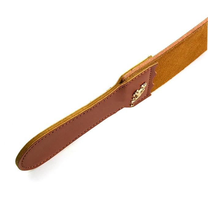 FRCOLOR Straight Razor Sharpening Belt Double Layer Leather Barber Strop Razor Men Shaving Tool