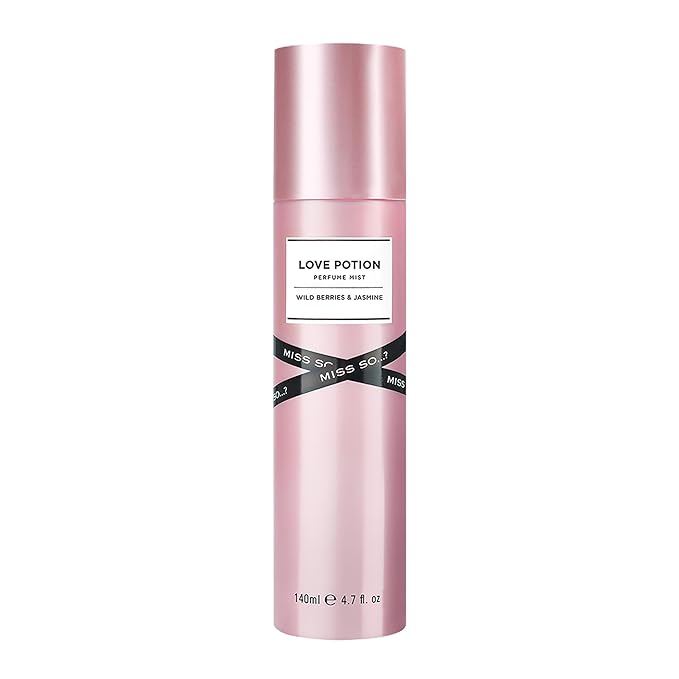 So...? Love Potion Perfume Mist - Woody, Floral Body Spray for Women - Perfume for Women with 6 Hour Wear - Vegan Body Mist - 4.7 oz