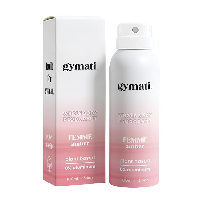Gymati Fitness Body Deodorant Spray Aluminum Free For Women