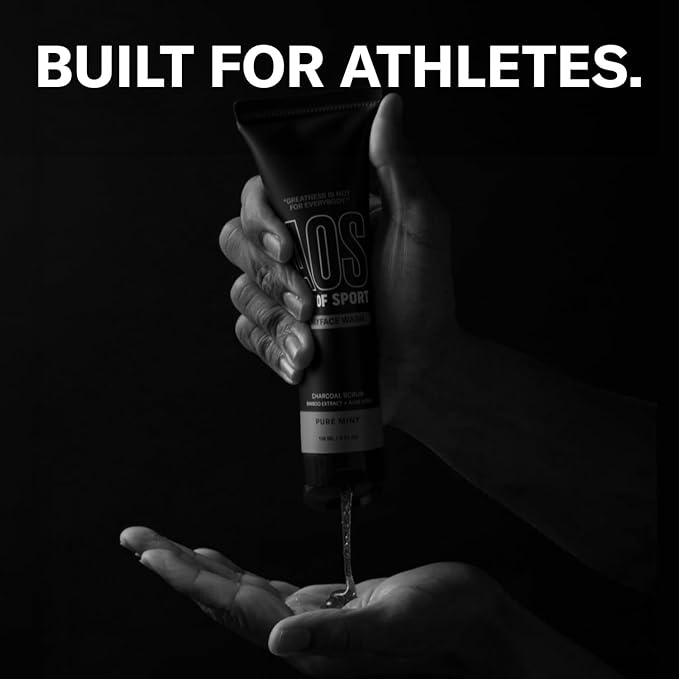 Art of Sport Daily Face Wash for Men – Detoxifying Charcoal Cleanser with Aloe Vera & Bamboo Extract – Deep Cleans & Refreshes Skin – Non-Drying Formula – 4 fl oz