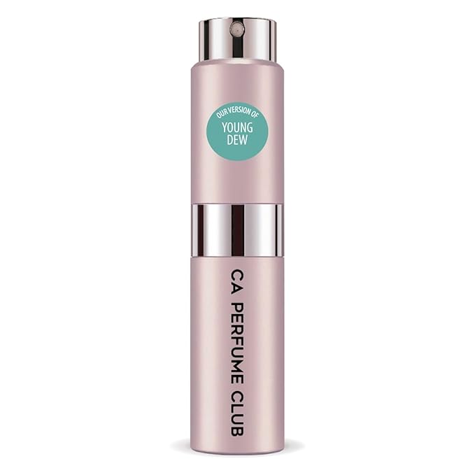 CA Perfume Impression of Young Dew For Women Fragrance Concentrated Long Lasting Eau de Parfum Spray Refillable Atomizer Bottle 0.27 Fl Oz/8ml-X1