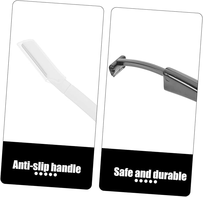 Ipetboom 4 Pack Eyebrow Trimmer Hair Trimmer Brow Razor Facial Hair Removal Grooming Tool