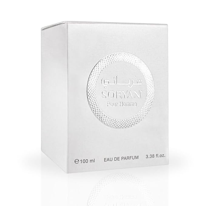 RASASI Soryani Eau De Parfum Men Spray 100ML (3.38 OZ) - Arabian Perfume With Refreshing, Citrusy and Floral Fragrance - Long Lasting, Captivating and Luxurious Masculine Scent