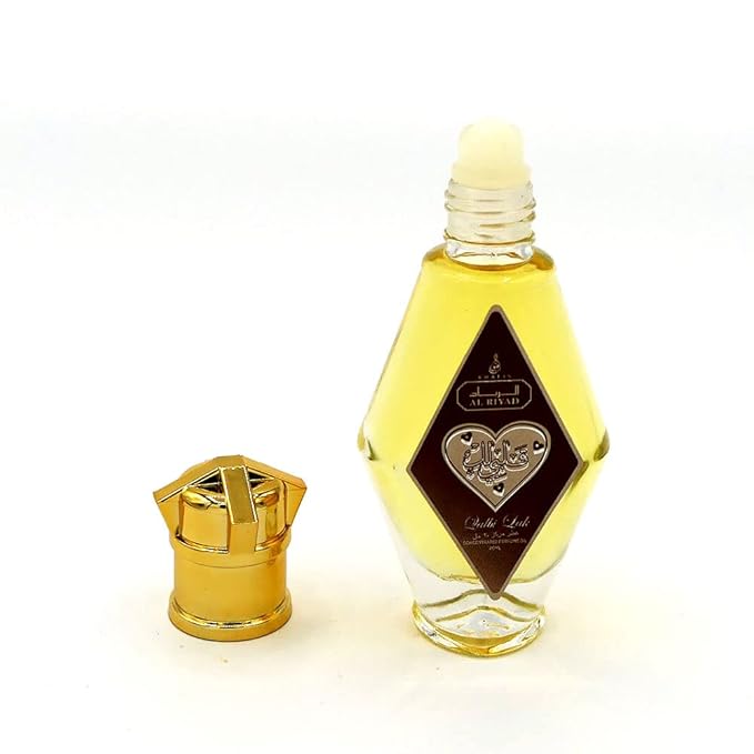 Maison d'Orient QALBI LAK 20 mL Pheromone Oil Roll On, Alcohol-Free Arabian Fragrances. AL RIYAD Perfumes Arabes. Women Essentials and Mini Travel Essentials