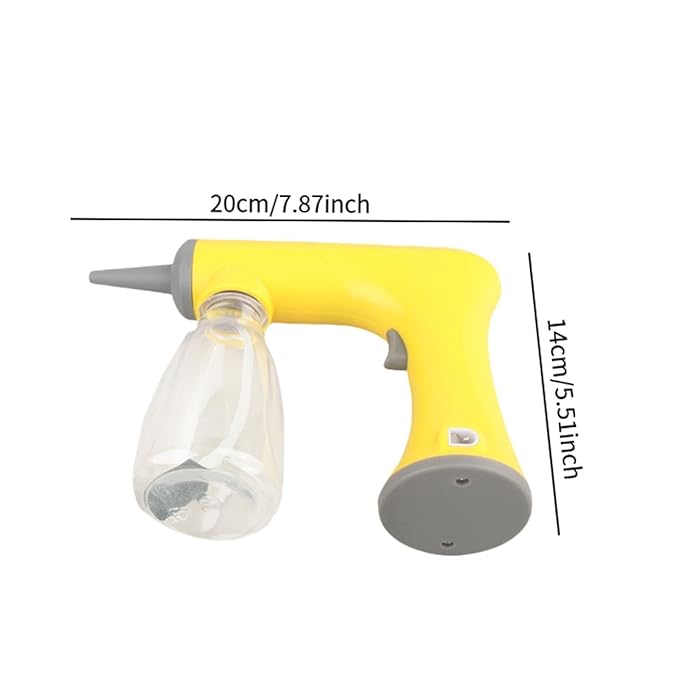 Perming Foaming Machine Lather Maker Hot Lather Machine USB Charging for Barber Shop, yellow