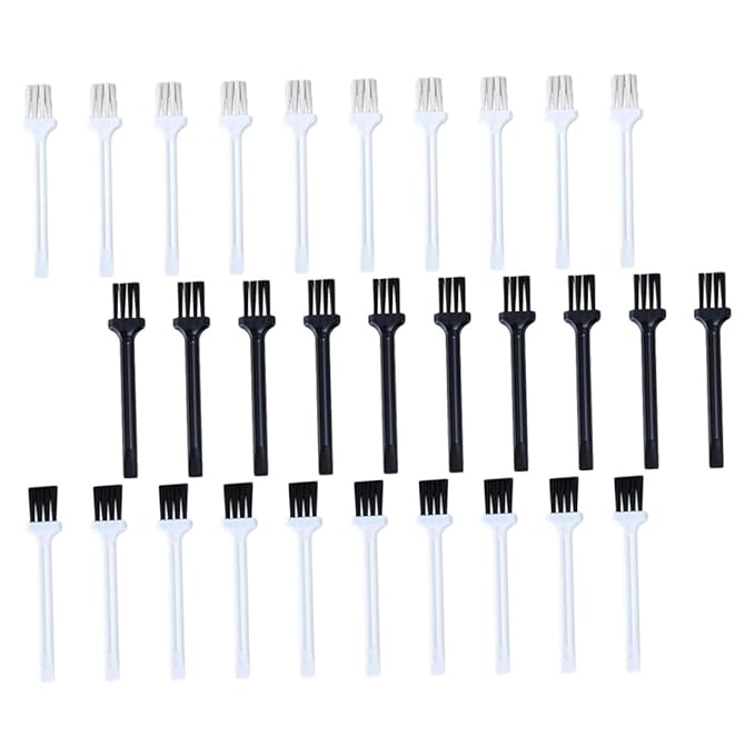 Outanaya 60pcs Electric Shaver Cleaning Brush Static Multipurpose Brushes for Keyboards Laptops and Electronics Ergonomic Design for Easy Dust Removal and Beard Cleaning