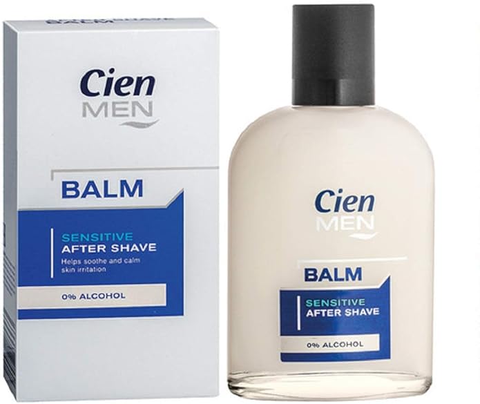 Cien Men Sensitive After Shave Balm 0% Alcohol 100 ml / 3.4 Fl.Oz.