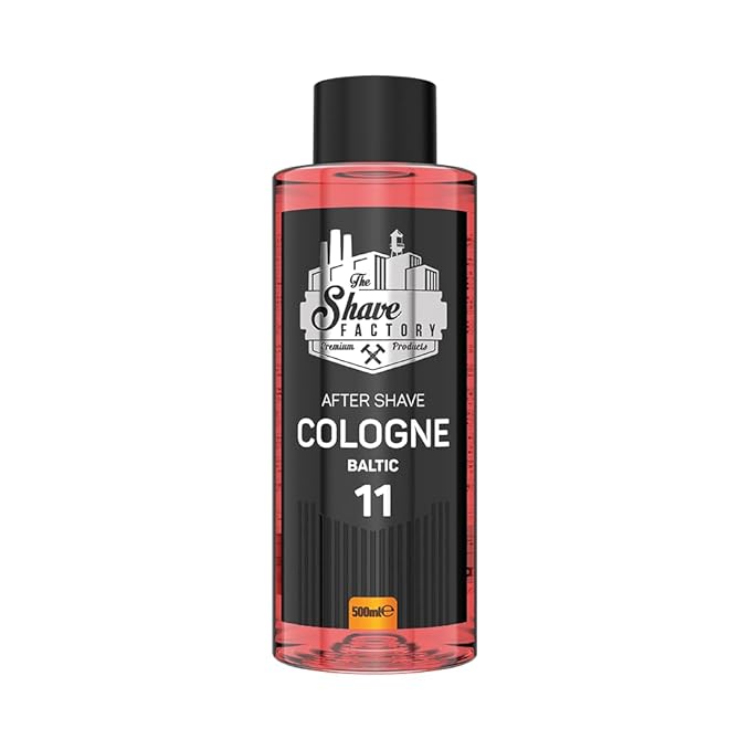 the shave factory After Shave Cologne Series - Cologne for Men, Aftershave for Men, Refreshes and Relieves Face and Skin (11 Baltic)
