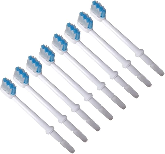 8pcs Replacement Brush Heads for Oral Irrigator Brush Heads for Professional Teeth Flosser Compatible Water Toothpick