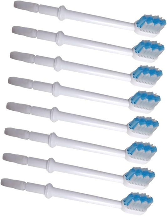 8pcs Oral Irrigator Replacement Brush Heads Water Flosser Brush Heads Compatible Months Replacement