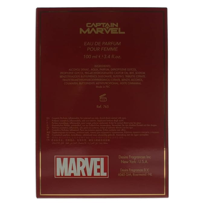 Captain Marvel By Marvel Eau De Parfum Spray 3.4 Oz