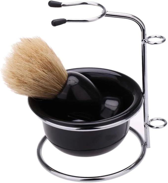 minkissy Plastic Shaving Bowl for Men Shaving Mug Heat Preservation for Creating
