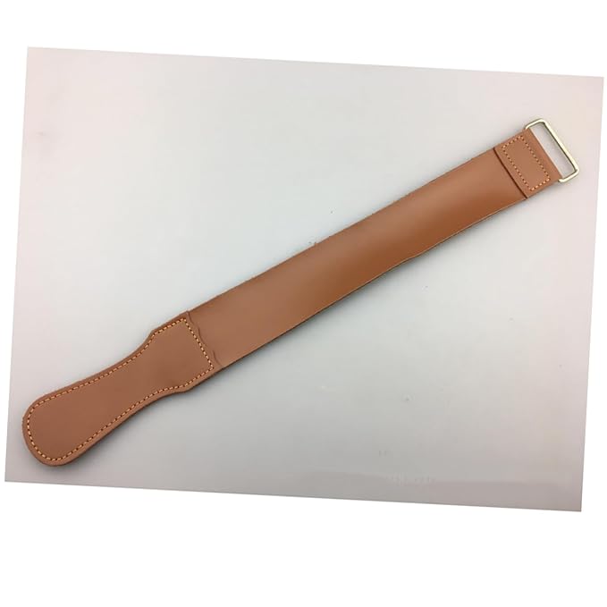 2pcs Leather Strop for Precision Sharpening Cowhide Polishing Cloth for Straight Blades and Woodworking Tools