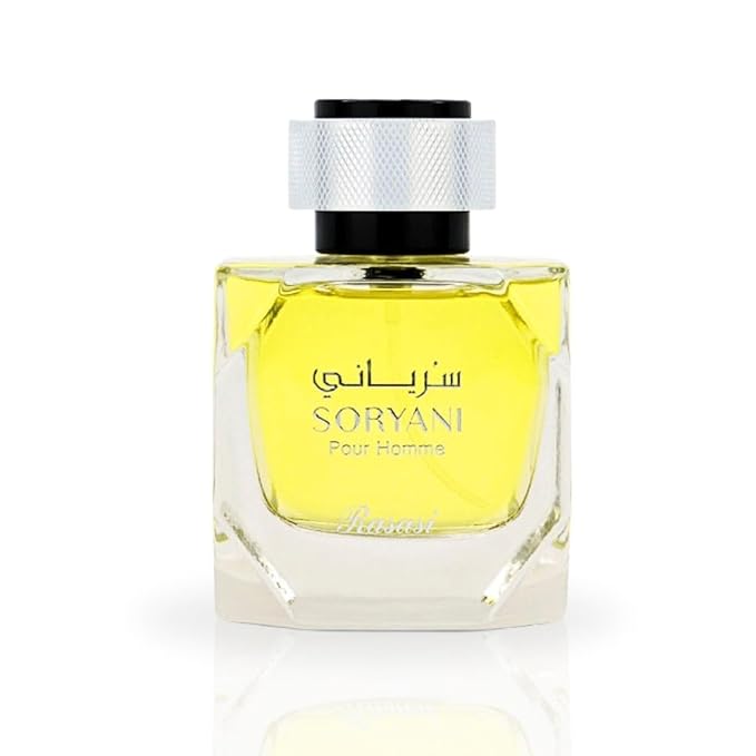 RASASI Soryani Eau De Parfum Men Spray 100ML (3.38 OZ) - Arabian Perfume With Refreshing, Citrusy and Floral Fragrance - Long Lasting, Captivating and Luxurious Masculine Scent