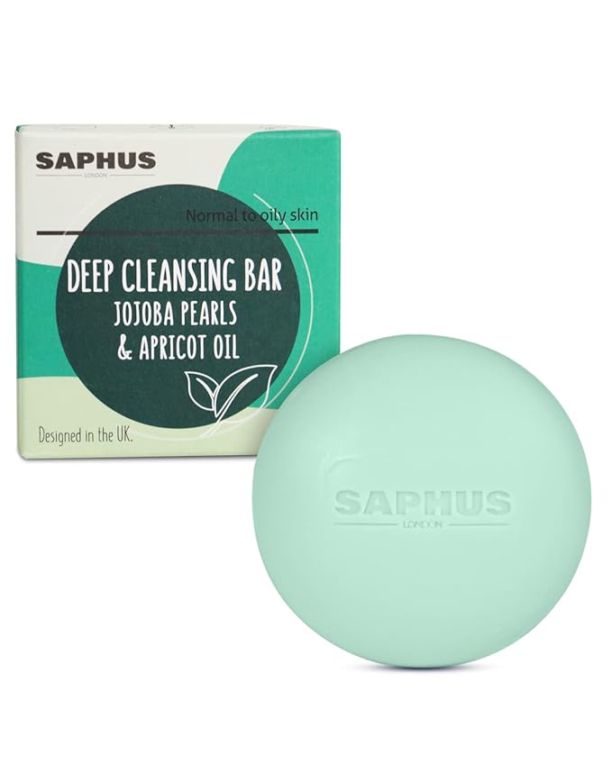 Face Wash Bar, Facial Cleansing Bars Balancing Face Soap Cleanser with Amino Acids & Jojoba Oil for Gentle Exfoliation for Oily Skin, Soap Free, Sulfate Free, Zero Waste