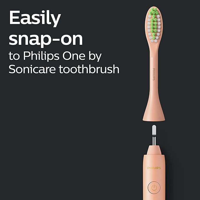 Philips One by Sonicare 2pk Brush Heads, Shimmer BH1022/05