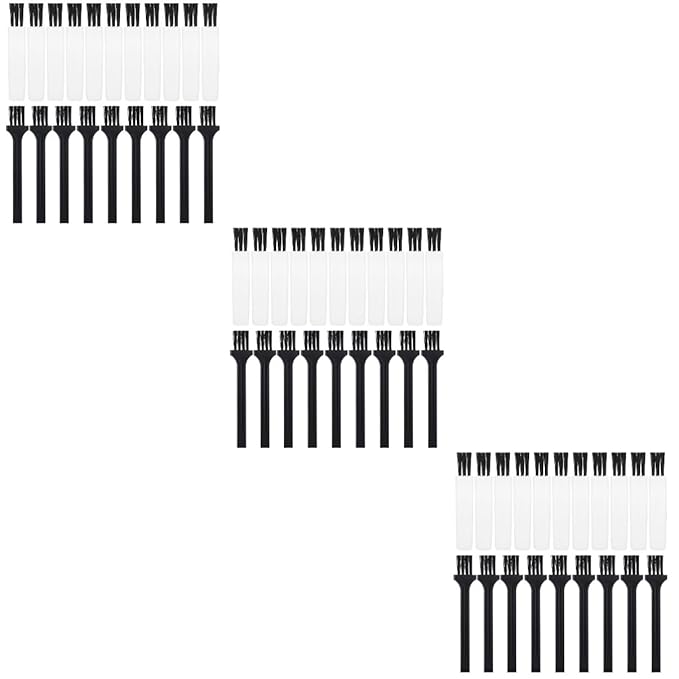 Beaupretty 90pcs Small Gap Beard Brush for Men Clipper Brush Cleaner Electronic Cleaning Tool Hair Barber