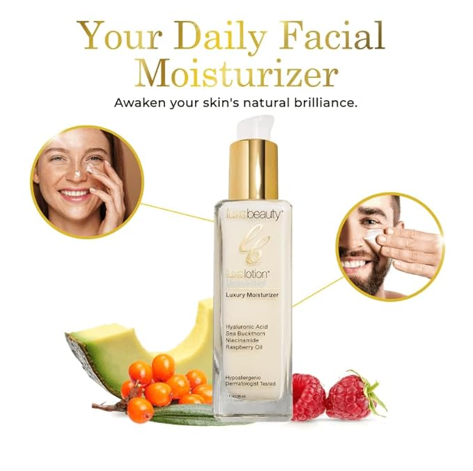 Non-Greasy Hyaluronic Acid Moisturizer - Unscented Face Moisturizer & Unscented Lotion - No Fillers, Organic & Plant-Based Hyaluronic Acid Lotion - Anti-Aging Face Moisturizer – Travel Size