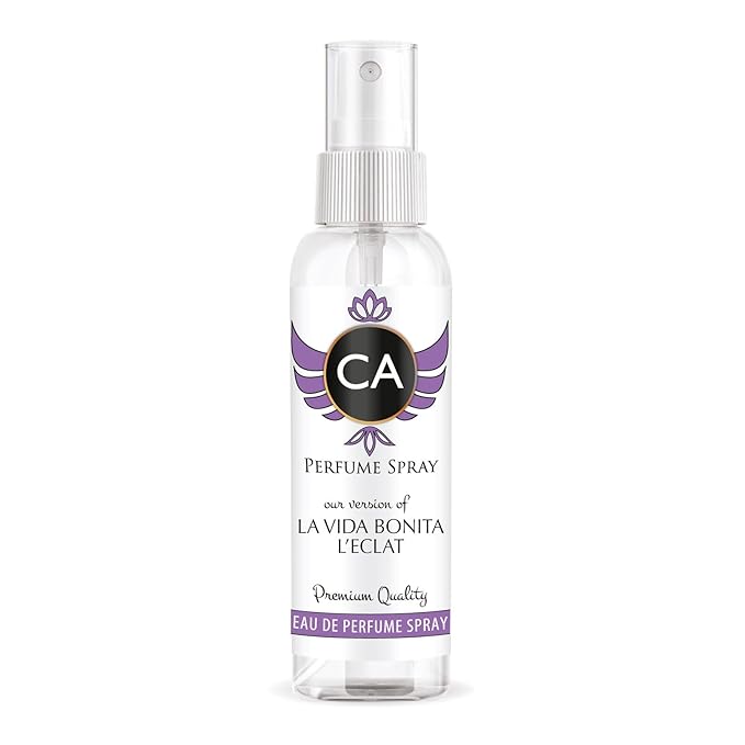 CA Perfume Eco Refill Impression of La Vida Bonita L'eclat for Women Floral Fruity Long Lasting Fragrance Eau De Parfum 2 Fl Oz 60ml