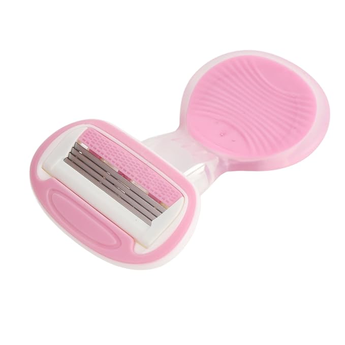 Women Manual Shaving Tool Wide Lubrication Strip 4 Layer Cutter Floating Head Manual Body Hair Trimmer for Arm Leg Armpit