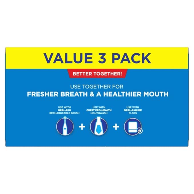 Crest Complete Whitening + Scope, Long Lasting Mint Toothpaste, Triple Pack (3 Count of 5.4 oz Tubes), 16.2 oz