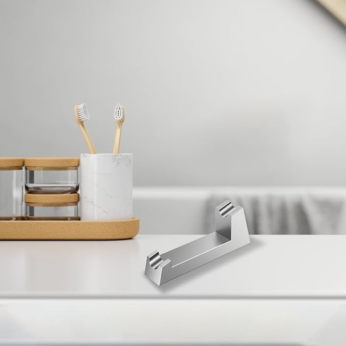 Aluminum Alloy Razor Stand, Safety Aluminum Men's Shaving Stand Gold for Bathroom Countertops, Compatible with Henson AL13, AL13-M and Ti22, Anti-Rust and Durable