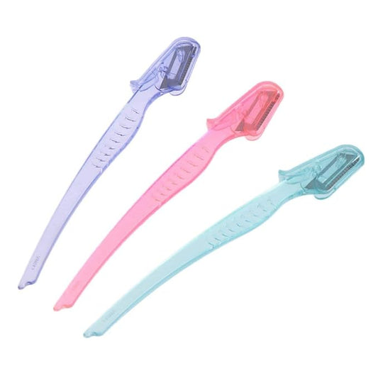 3Pcs Women Eyebrow Hair Removal Safety Razor Trimmer Shaper Shaver Blade Foldable New Eyebrow Trimmers Shave and Hair Removal