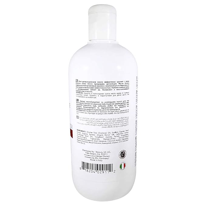 Waxness Spa Choice Pre Post Waxing Lotion Aloe Vera and Argan Oil 2 X 16.9 fl oz / 500 ml