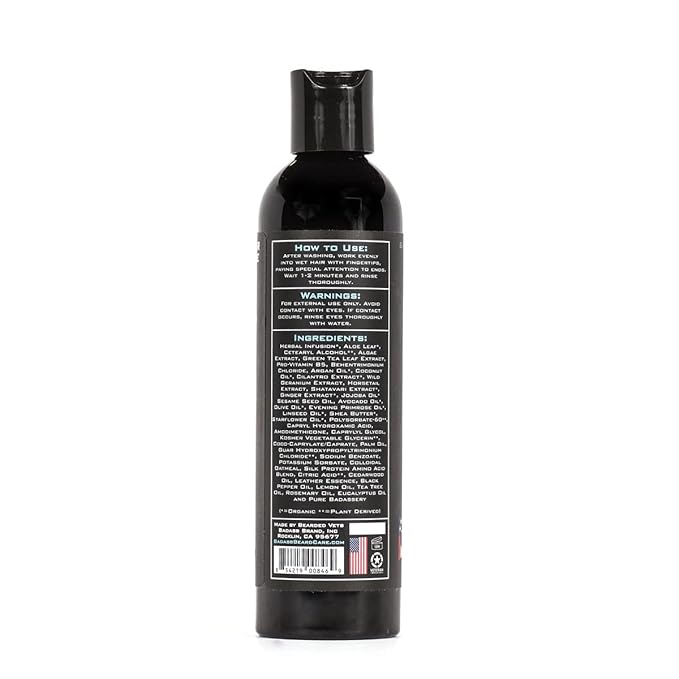 Badass Beard Care Beard Conditioner For Men - THE PATRIOT, 8oz - Made of Natural Ingredients for A Healthy, Soft, & Itch Free Beard and Mustache