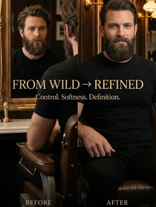 Beards & Bombshells Hydrating Beard Butter, Light Whipped, Non-Greasy, Softens Hair, Tames Frizz, Adds Light Shape (Lone Star Legacy)