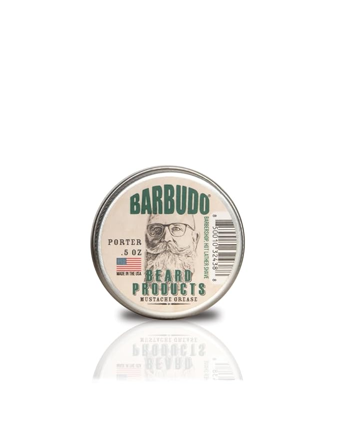 Mustache Wax (Porter: Barbershop Hot Lather Shaving Cream)