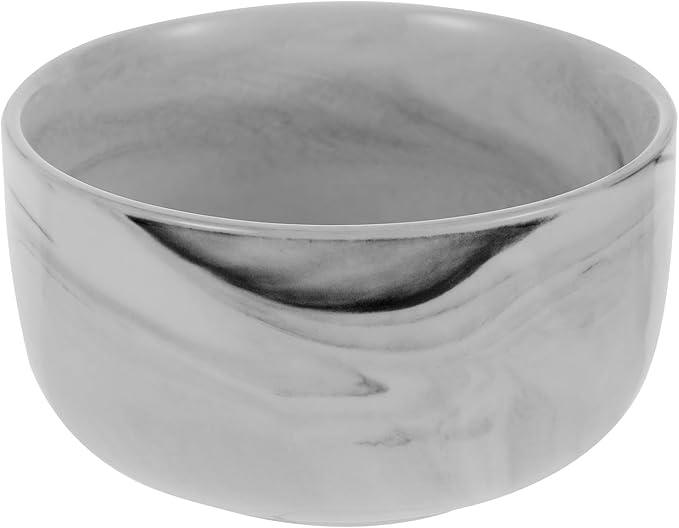 Marble Pattern Shaving Soap Bowl Small Porcelain Shave Bowl Natural Soap Container for Men Wet Shaving Accessories