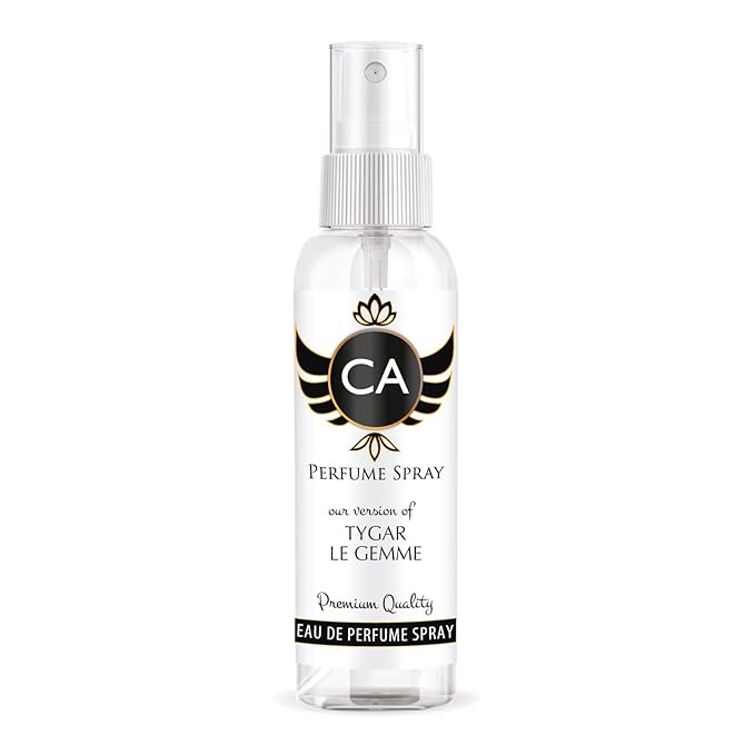 CA Perfume Eco Refill Impression of Tygar Le Gemme for Men Citrus Aromatic Long Lasting Fragrance Eau De Parfum 2 Fl Oz 60ml